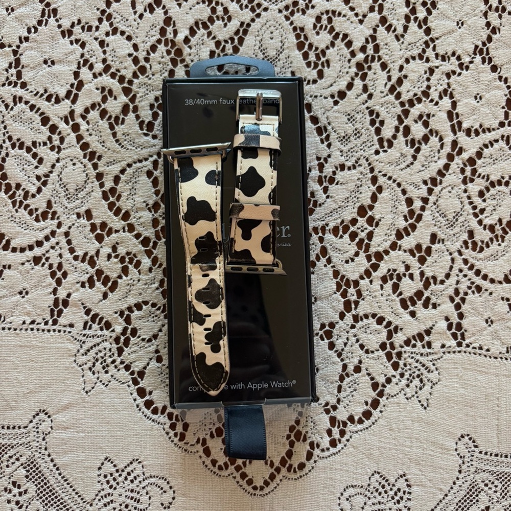 cow print apple watch band